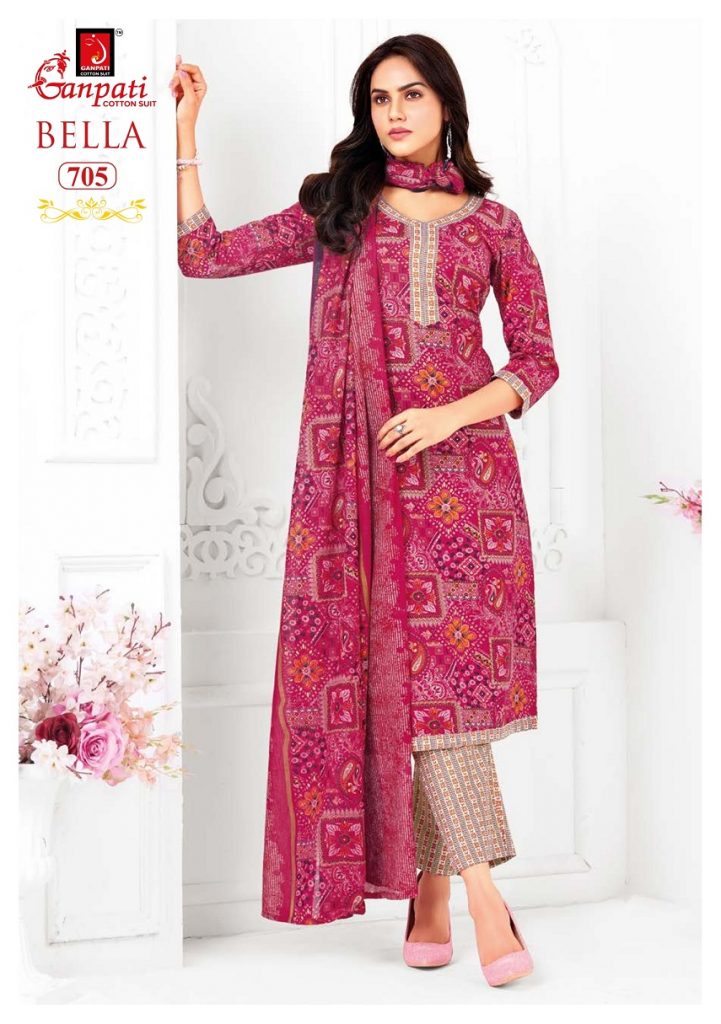 Ganpati Bella Pant Vol-7 – Dress Material