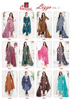 Ganpati Lizza Vol-2 – Kurti Pant With Dupatta