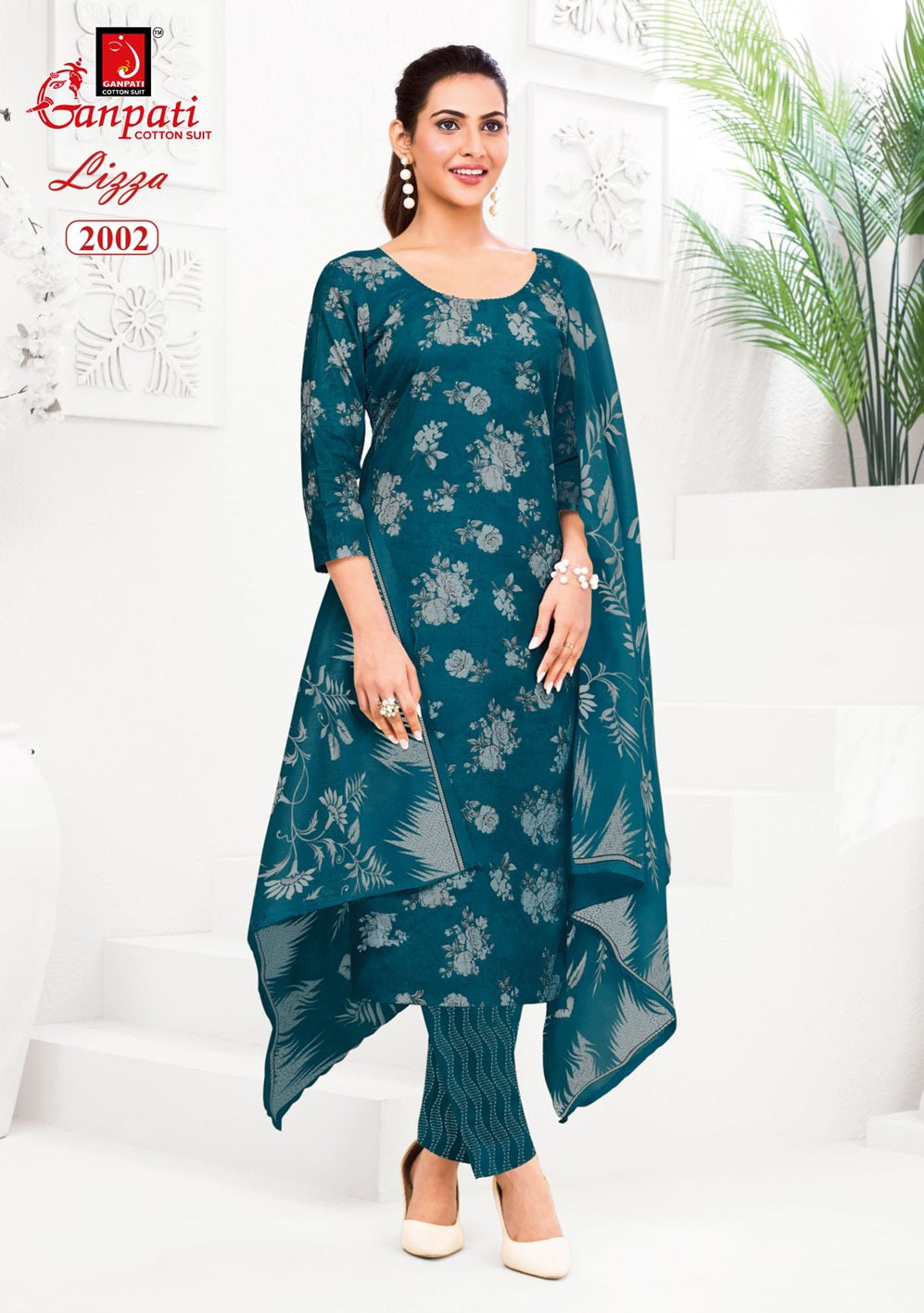 Ganpati Lizza Vol-2 – Kurti Pant With Dupatta