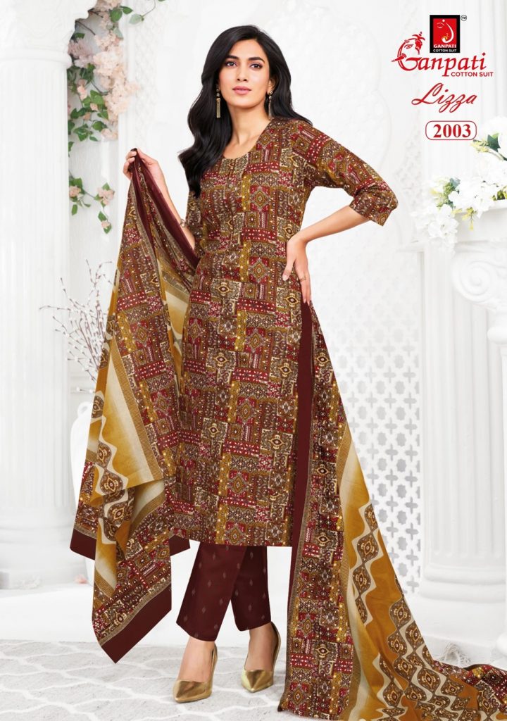Ganpati Lizza Vol-2 – Kurti Pant With Dupatta