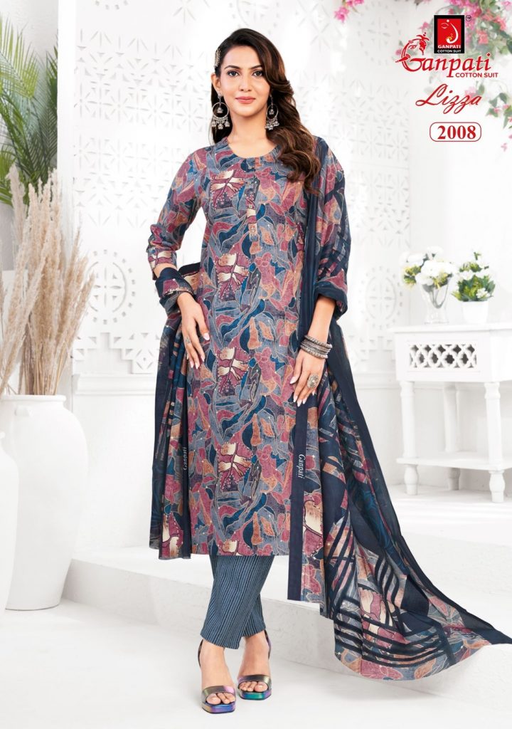 Ganpati Lizza Vol-2 – Kurti Pant With Dupatta