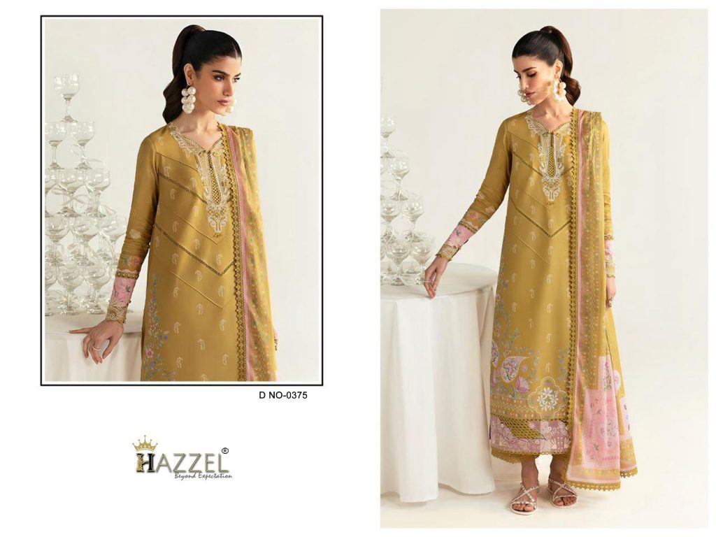 Hazzel Printed – pakistani dress material