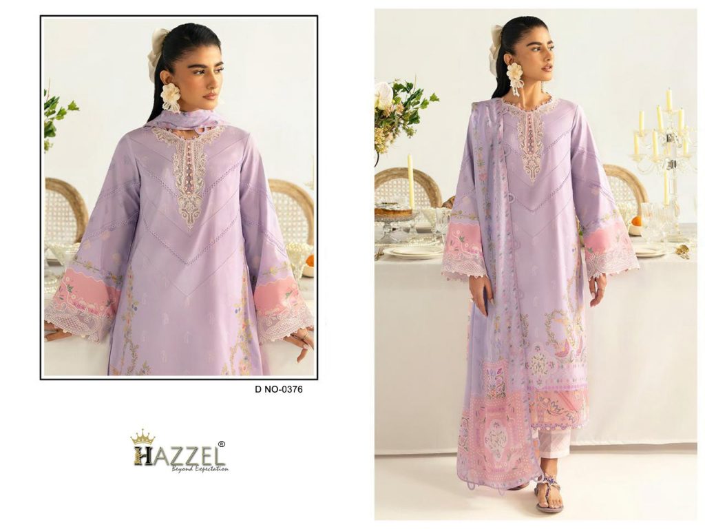 Hazzel Printed – pakistani dress material