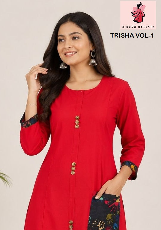Hiaara Trisha Vol-1 – Kurti With Plazzo