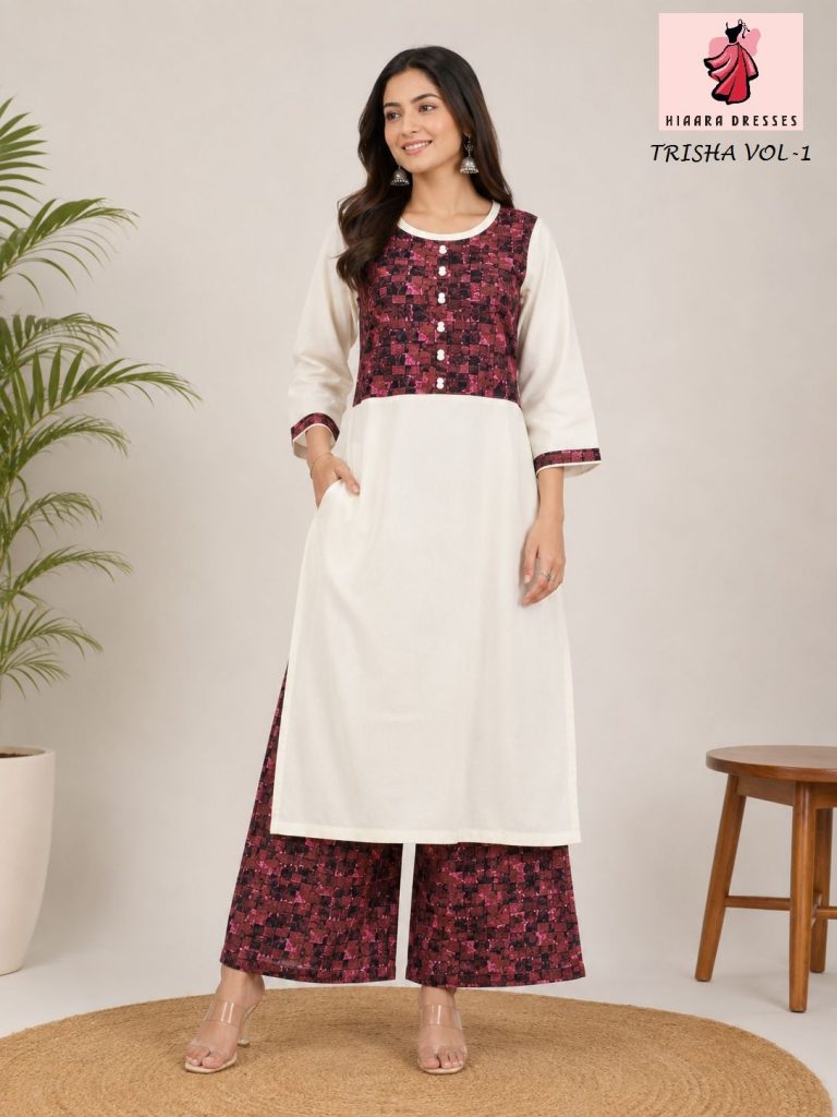 Hiaara Trisha Vol-1 – Kurti With Plazzo