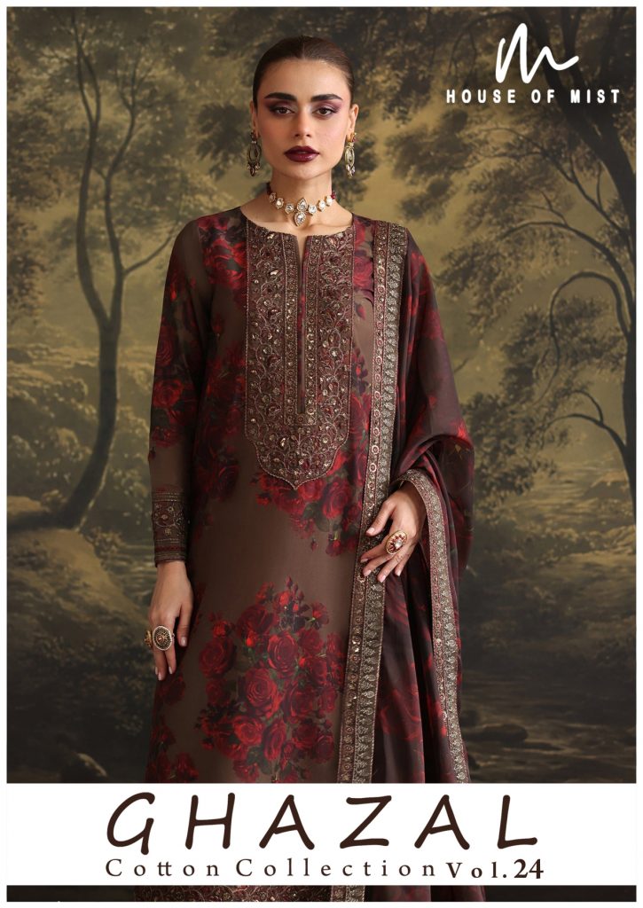 Hom Ghazal Vol-24 – Karachi Readymade Kurti Pant With Dupatta