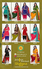 Jt Shabana Vol-55 – Dress Material