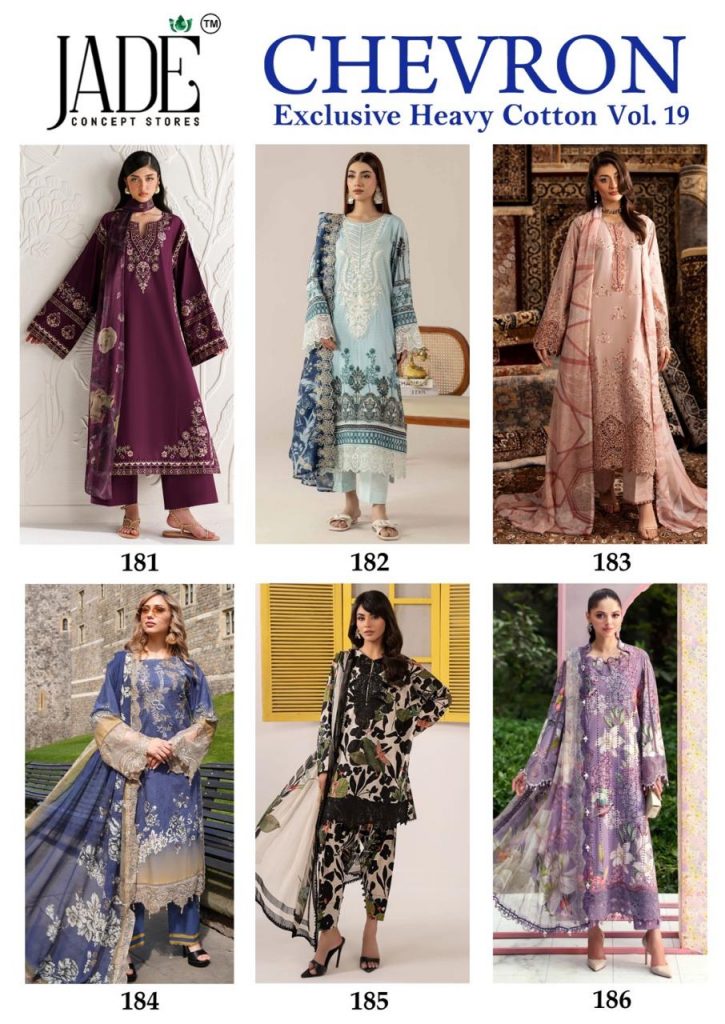 Jade Chevron Vol-19 – Karachi Readymade Kurti Pant With Dupatta