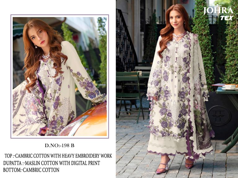 Johra Tex Jt -198 – Pakistani Dress Material