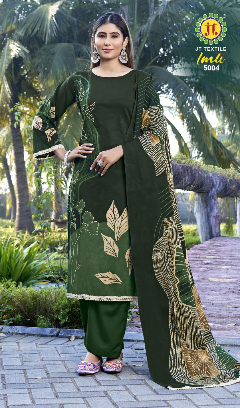 Jt Imli Vol-5 Cotton Drees Materaisl