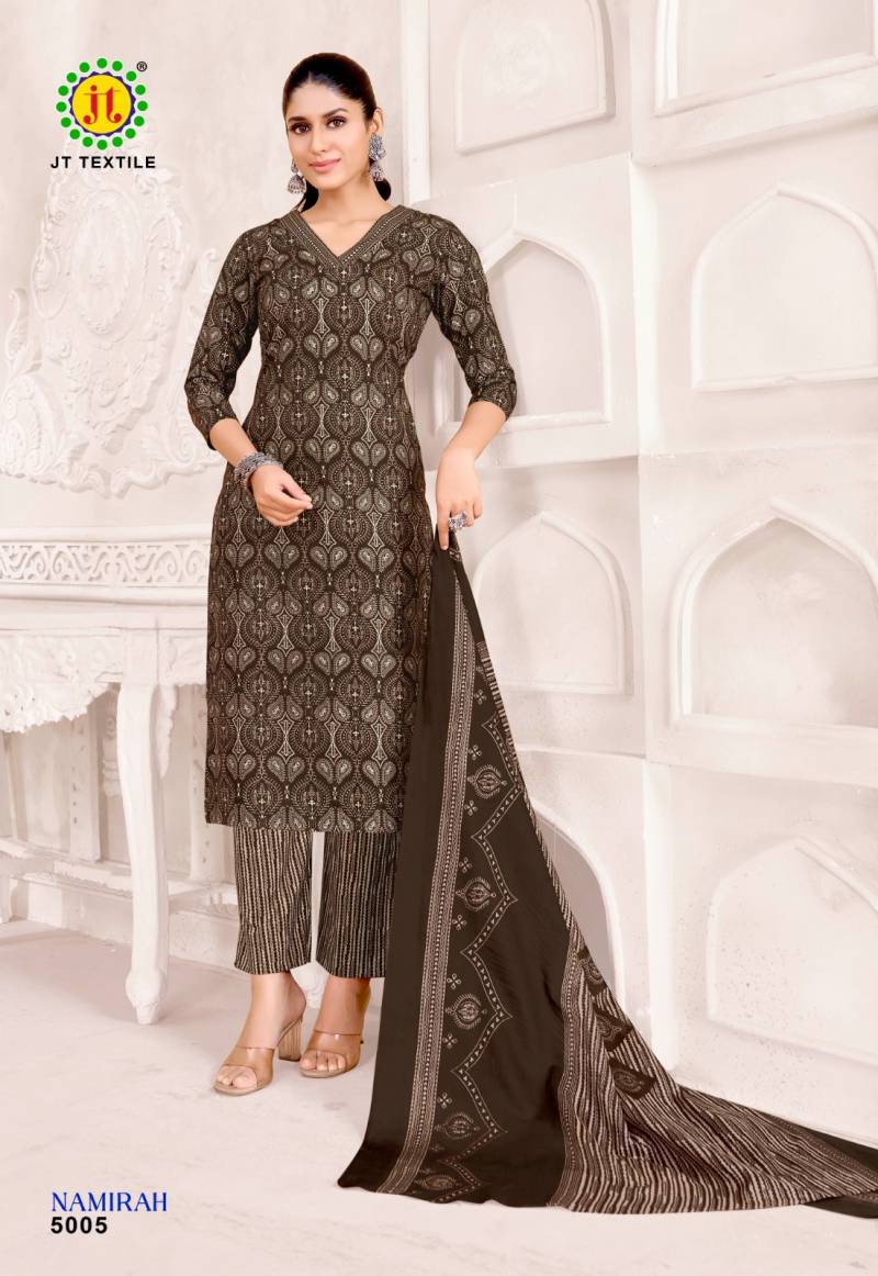 Jt Namirah Vol-5 Cotton Printed Drees Materaisl