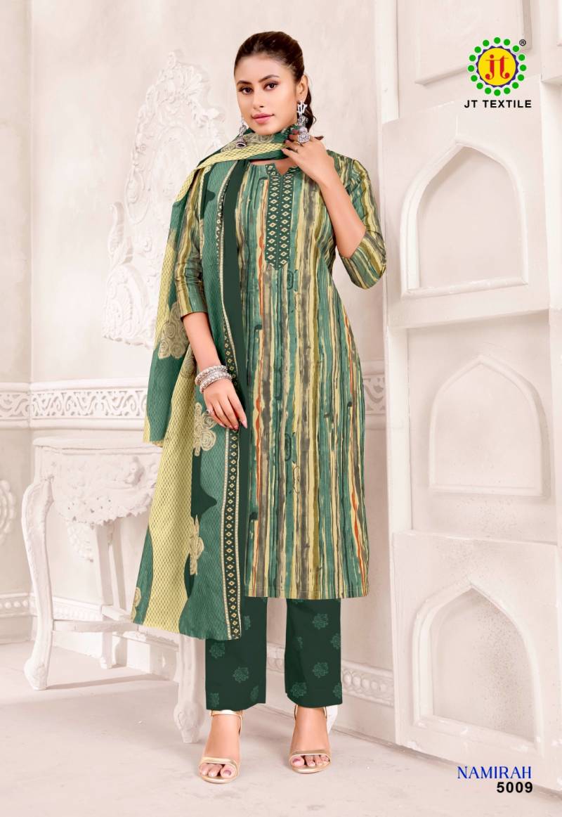 Jt Namirah Vol-5 Cotton Printed Drees Materaisl