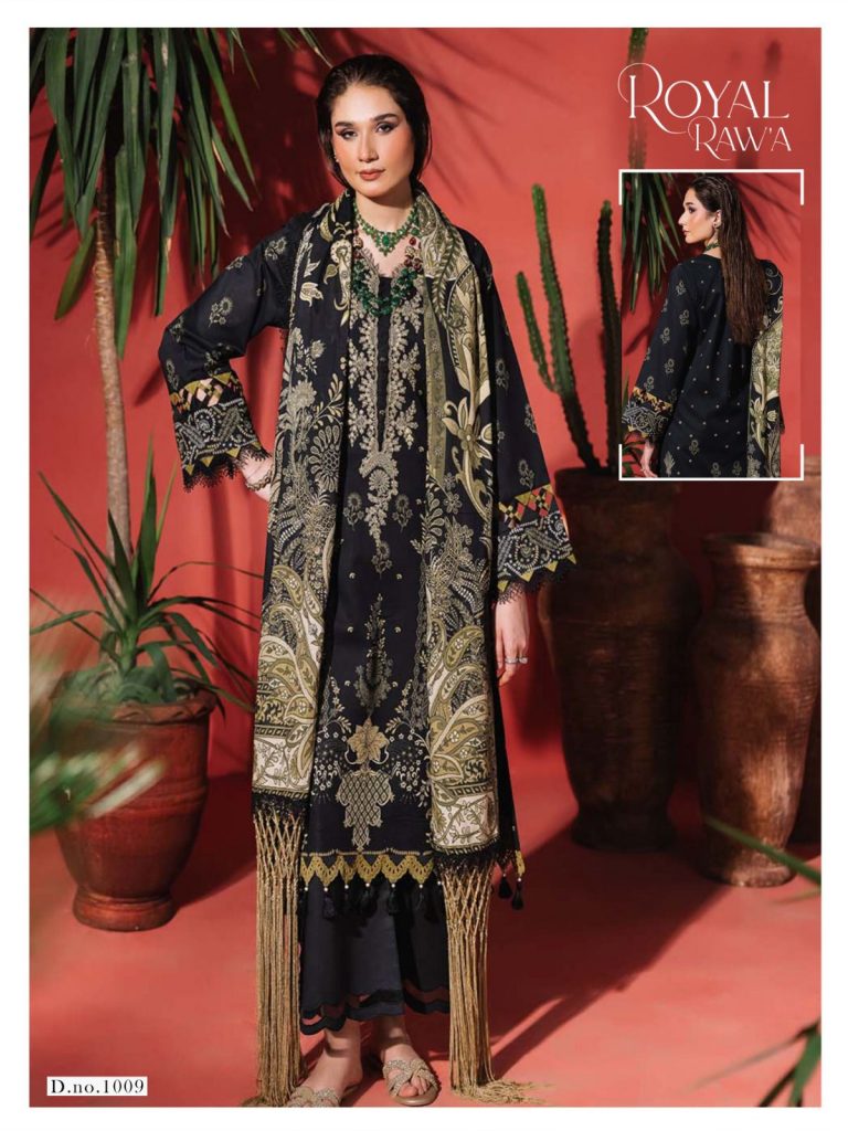 Kaf royal Rawa Vol- 1 – karachi Readymade Kurti Pant With Dupatta