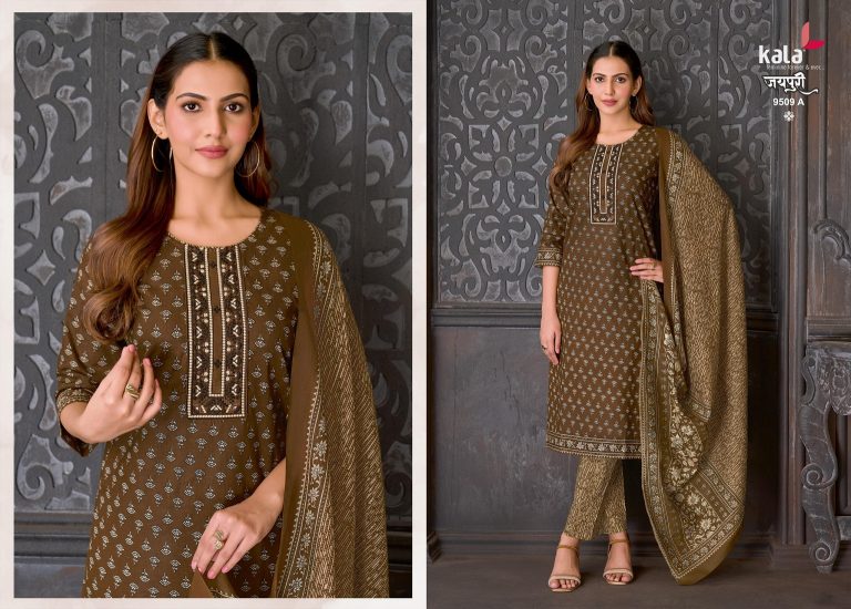 Kala Jaipuri Vol-10 – Kurti Pant With Dupatta