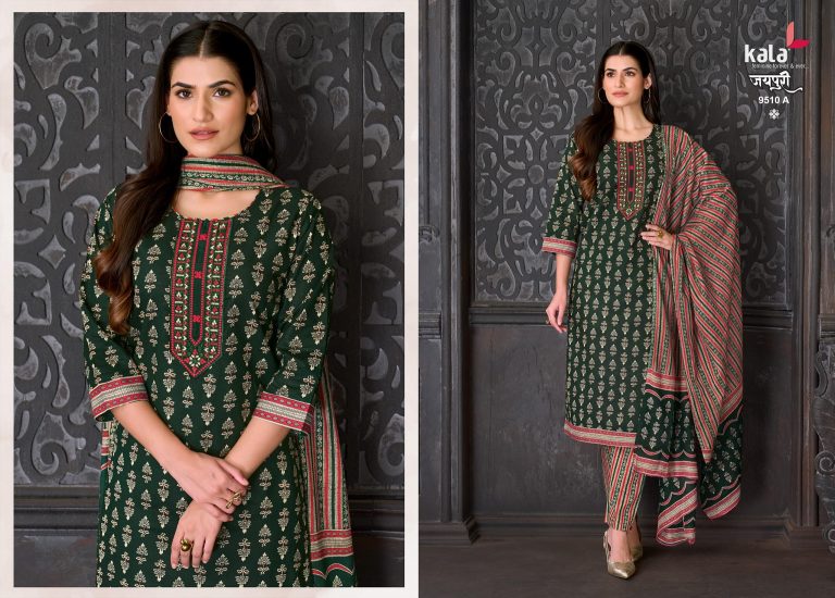 Kala Jaipuri Vol-10 – Kurti Pant With Dupatta