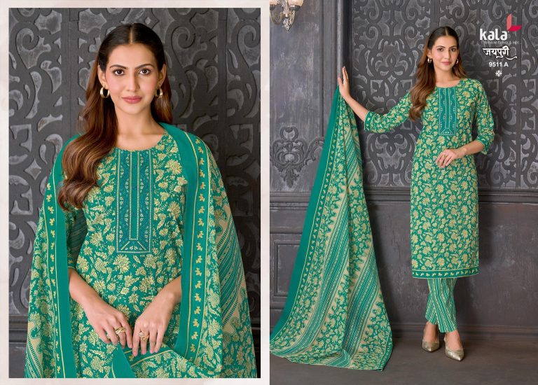 Kala Jaipuri Vol-10 – Kurti Pant With Dupatta