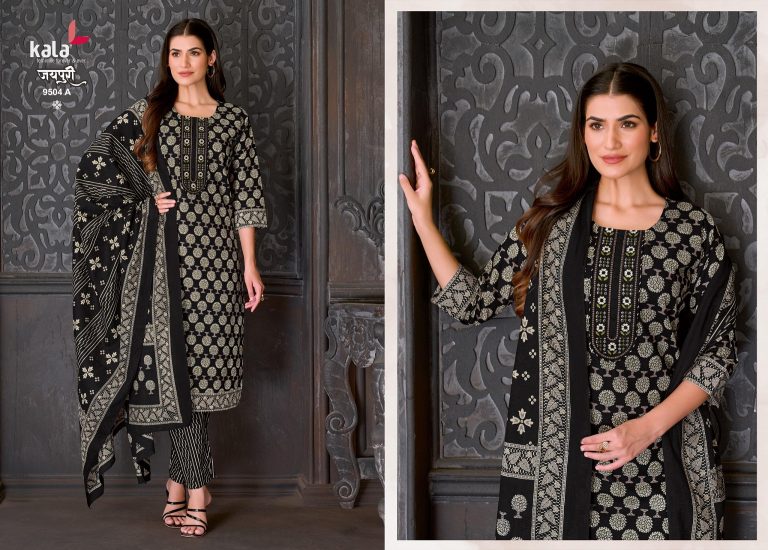 Kala Jaipuri Vol-10 – Kurti Pant With Dupatta