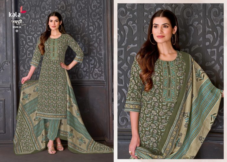 Kala Jaipuri Vol-10 – Kurti Pant With Dupatta