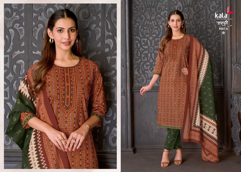 Kala Jaipuri Vol-10 – Kurti Pant With Dupatta