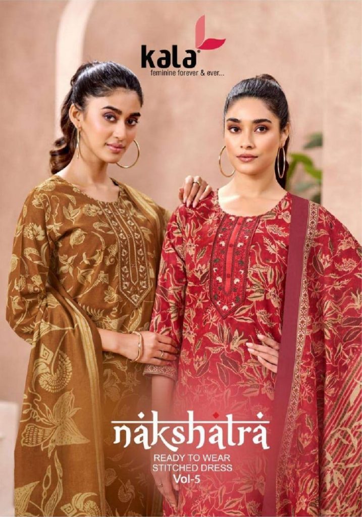 Kala Nakshatra Vol-5 – Kurti Pant With Dupatta