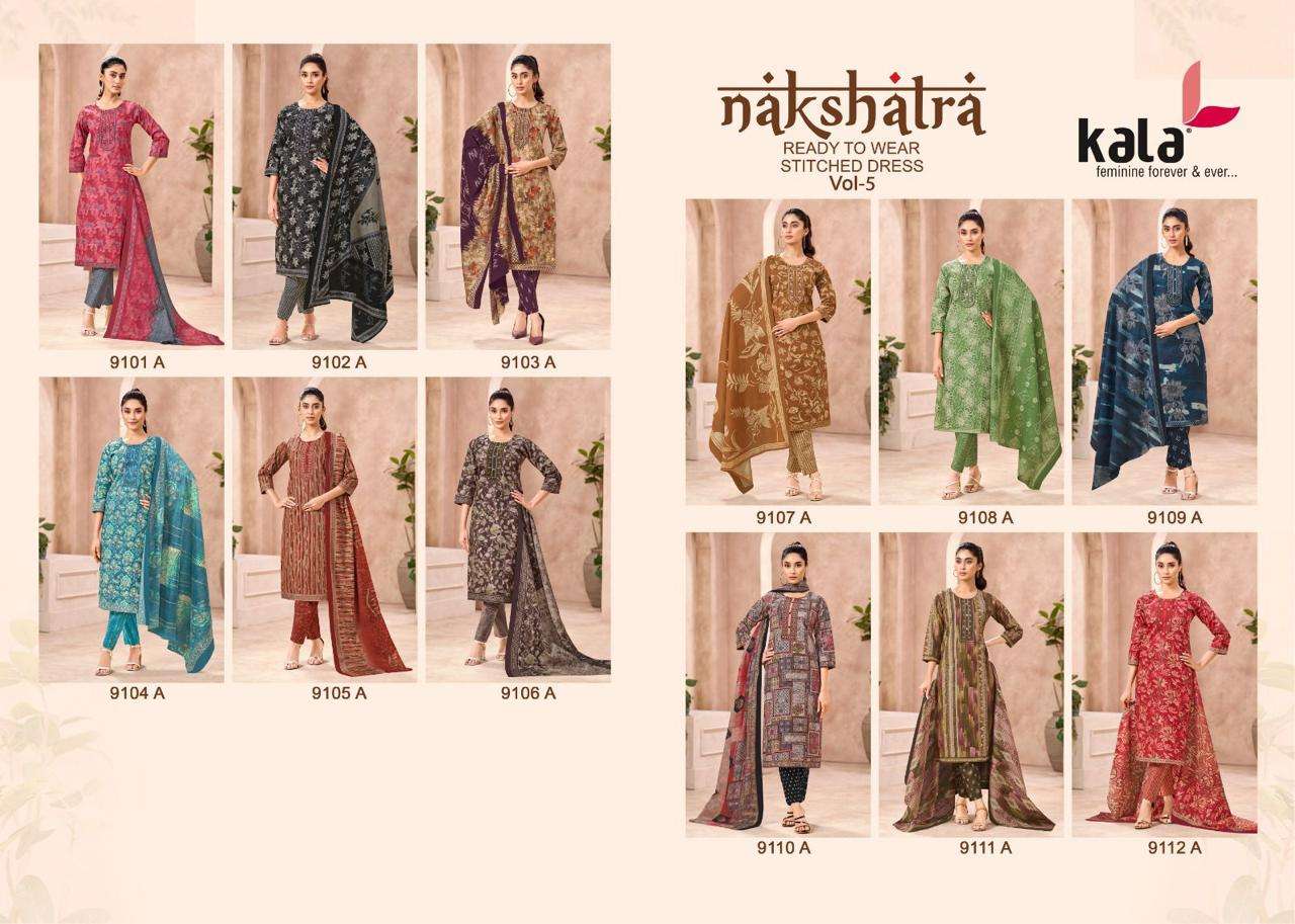 Kala Nakshatra Vol-5 – Kurti Pant With Dupatta