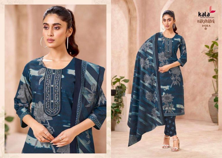 Kala Nakshatra Vol-5 – Kurti Pant With Dupatta
