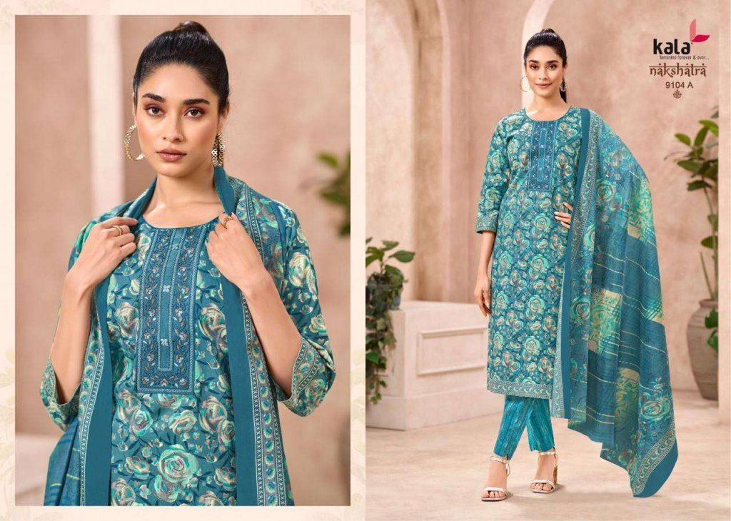 Kala Nakshatra Vol-5 – Kurti Pant With Dupatta