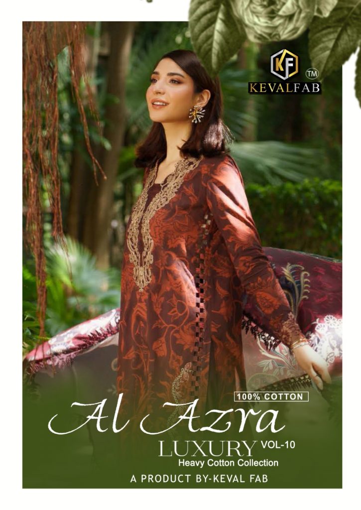 Keval Fab Al-Azara Vol-10 – Karachi Kurti Pant With Dupatta