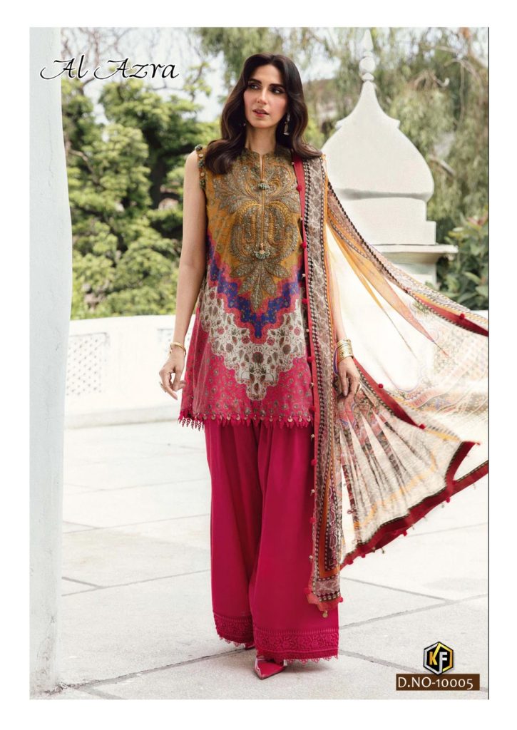 Keval Fab Al-Azara Vol-10 – Karachi Kurti Pant With Dupatta