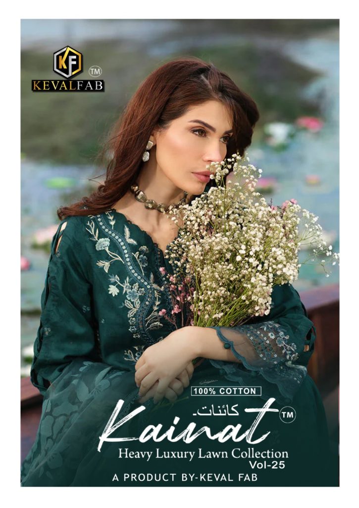 keval Fab Kainnat Vol 25 – Karachi readymade kurti Pant With Dupatta
