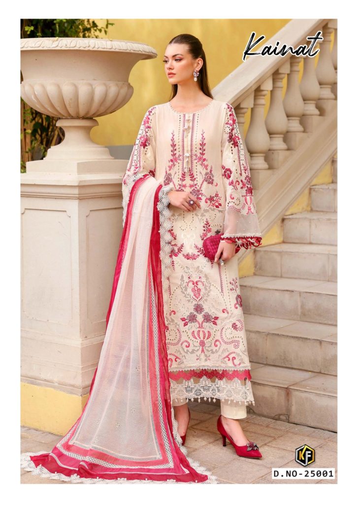 keval Fab Kainnat Vol 25 – Karachi readymade kurti Pant With Dupatta