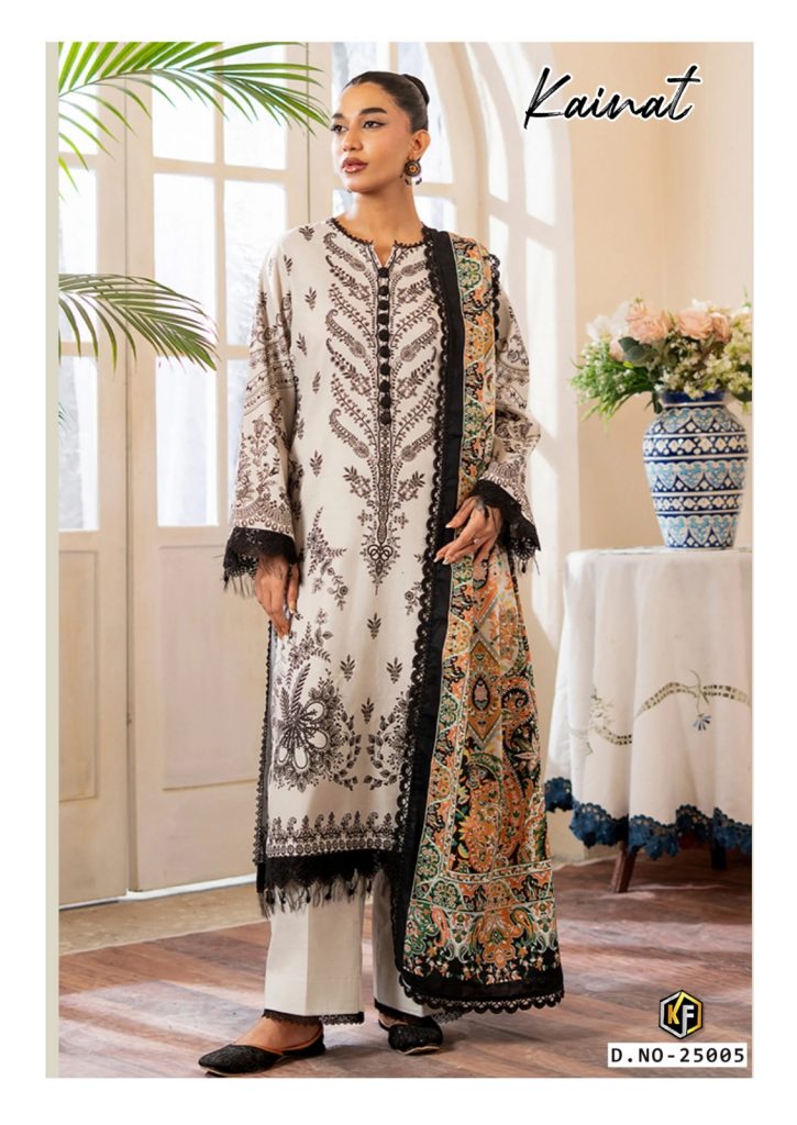 keval Fab Kainnat Vol 25 – Karachi readymade kurti Pant With Dupatta