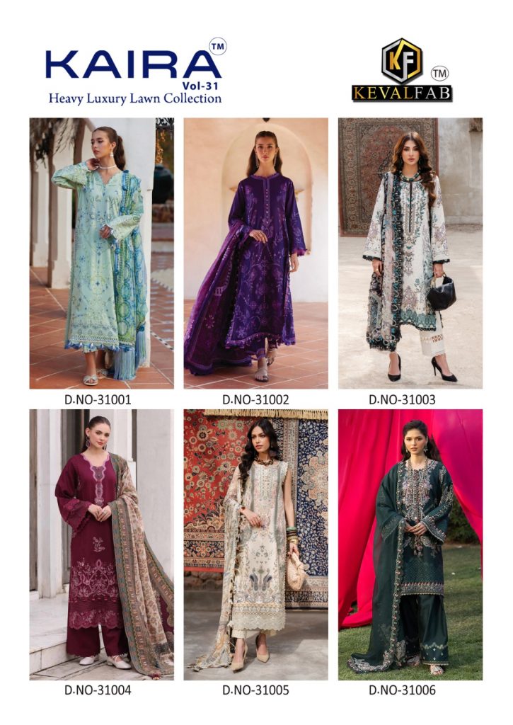KEVAL FAB Presents Latest Collection Karachi Style Launched on . Presenting Beautiful collection of Karachi Style PCS with Full Stitched M (38), L (40), XL (42), 2XL (44), 3XL (46), 4XL (48) .