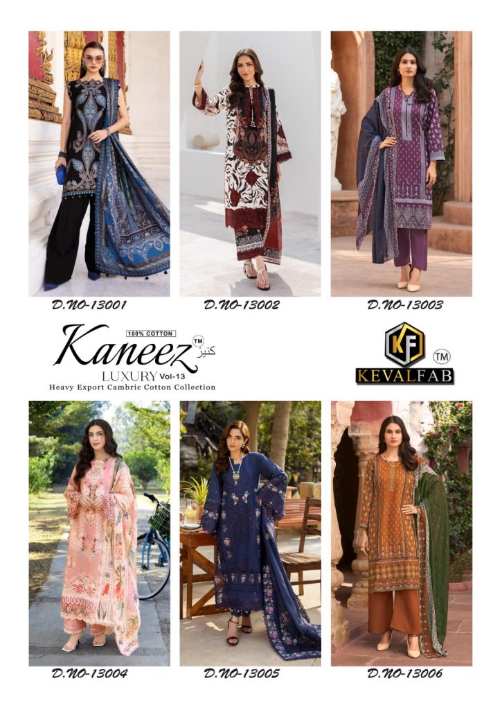 Keval Fab Kaneez Vol-13 – Karachi Dress Material