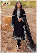 Lsm Black & White Vol-2 – Karachi Dress Material