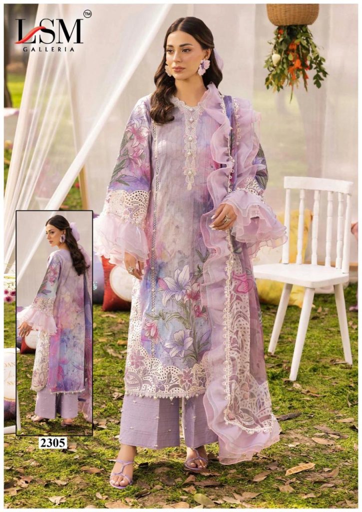 Lsm Parian Dream Vol-23 – Karachi Dress Material