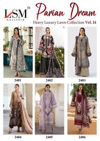 Lsm Parian Dream Vol-24 – Karachi Dress Material