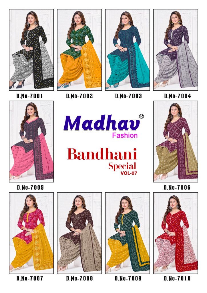 Madhav Bandhani Special Vol-7 – Dress Material