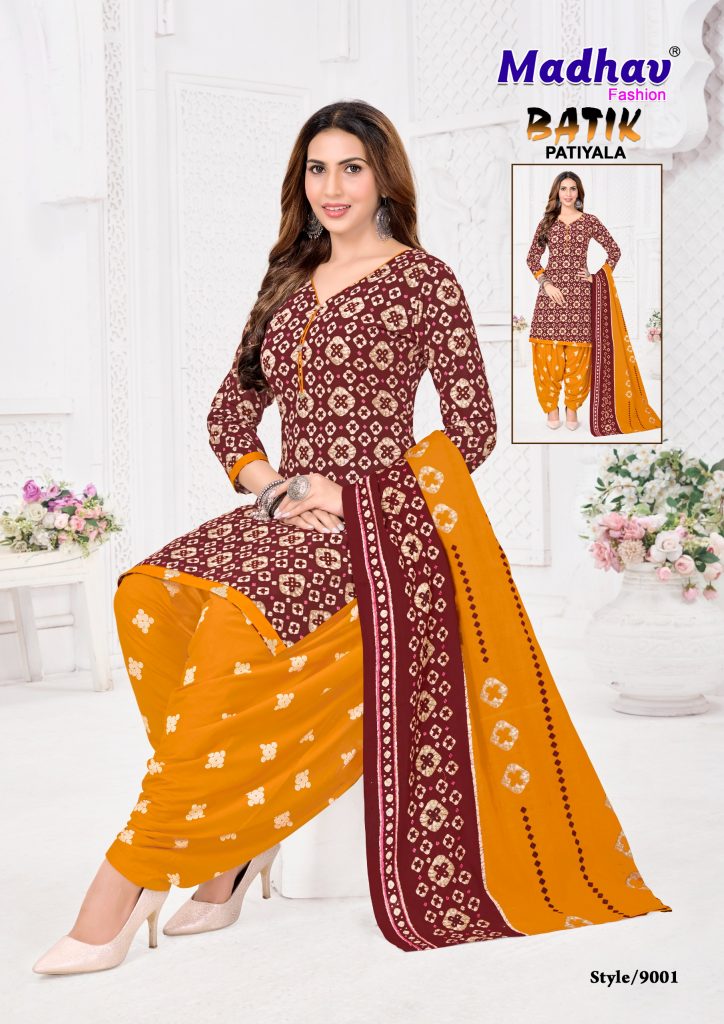 Madhav Batik Patiyala Vol-9 – Dress Material