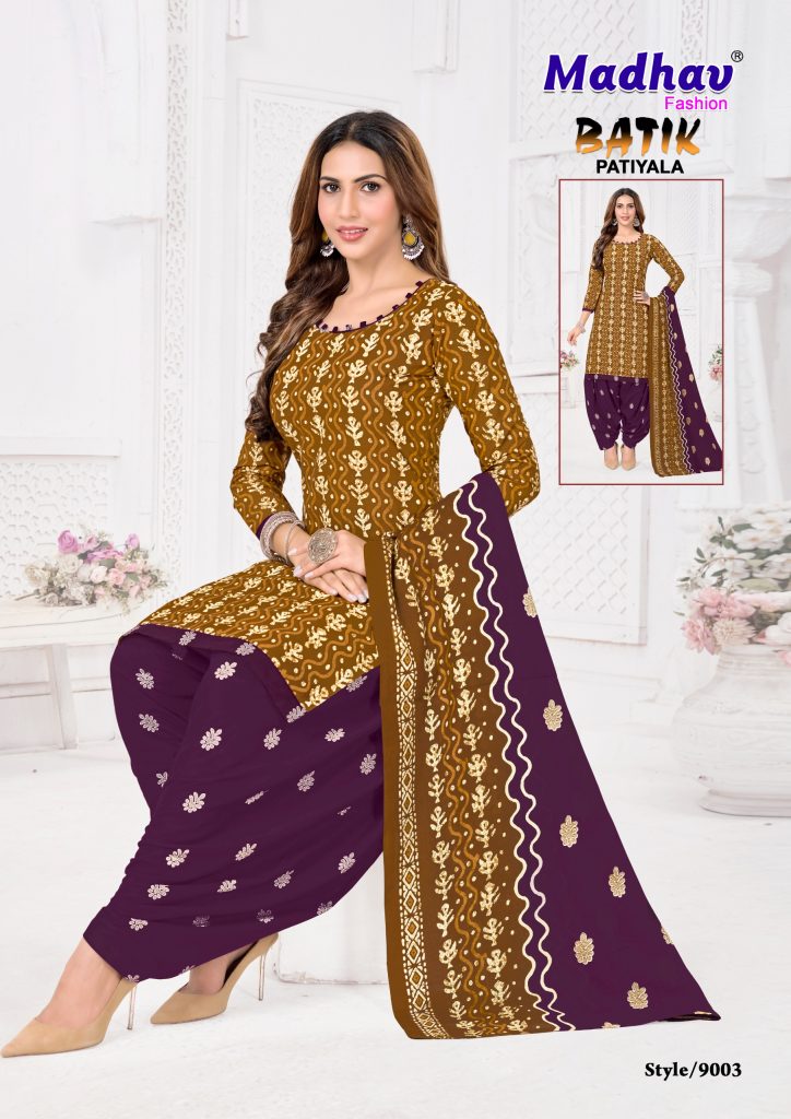 Madhav Batik Patiyala Vol-9 – Dress Material