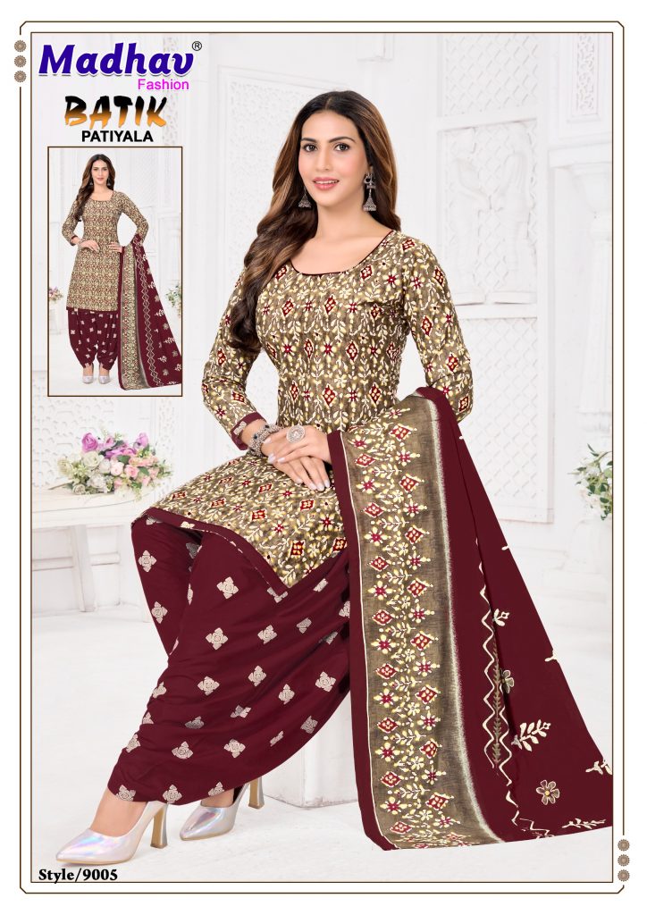 Madhav Batik Patiyala Vol-9 – Dress Material