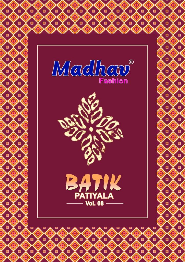 Madhav Batik Patiyala Vol-8 – Dress Material