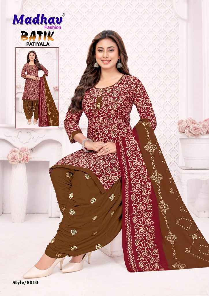 Madhav Batik Patiyala Vol-8 – Dress Material