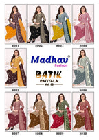 Madhav Batik Patiyala Vol-8 – Dress Material