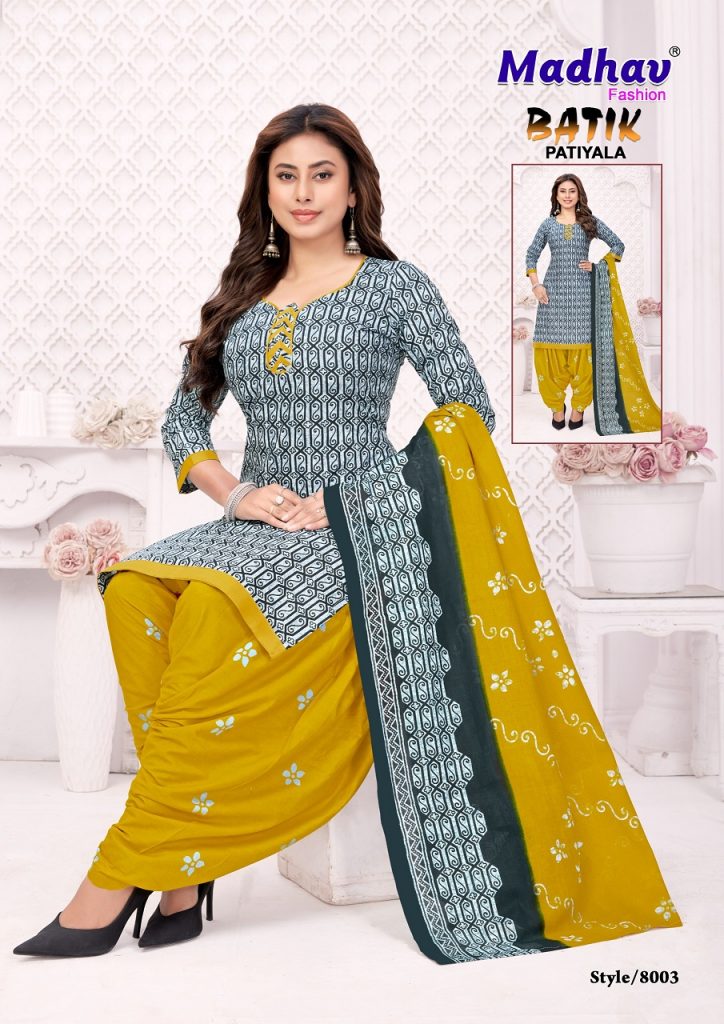 Madhav Batik Patiyala Vol-8 – Dress Material