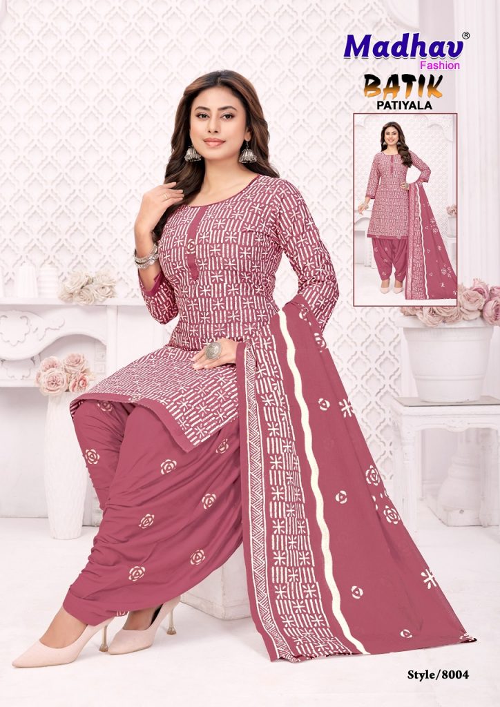 Madhav Batik Patiyala Vol-8 – Dress Material