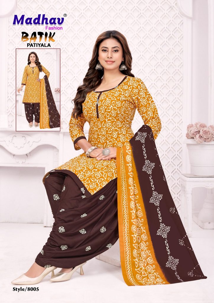 Madhav Batik Patiyala Vol-8 – Dress Material