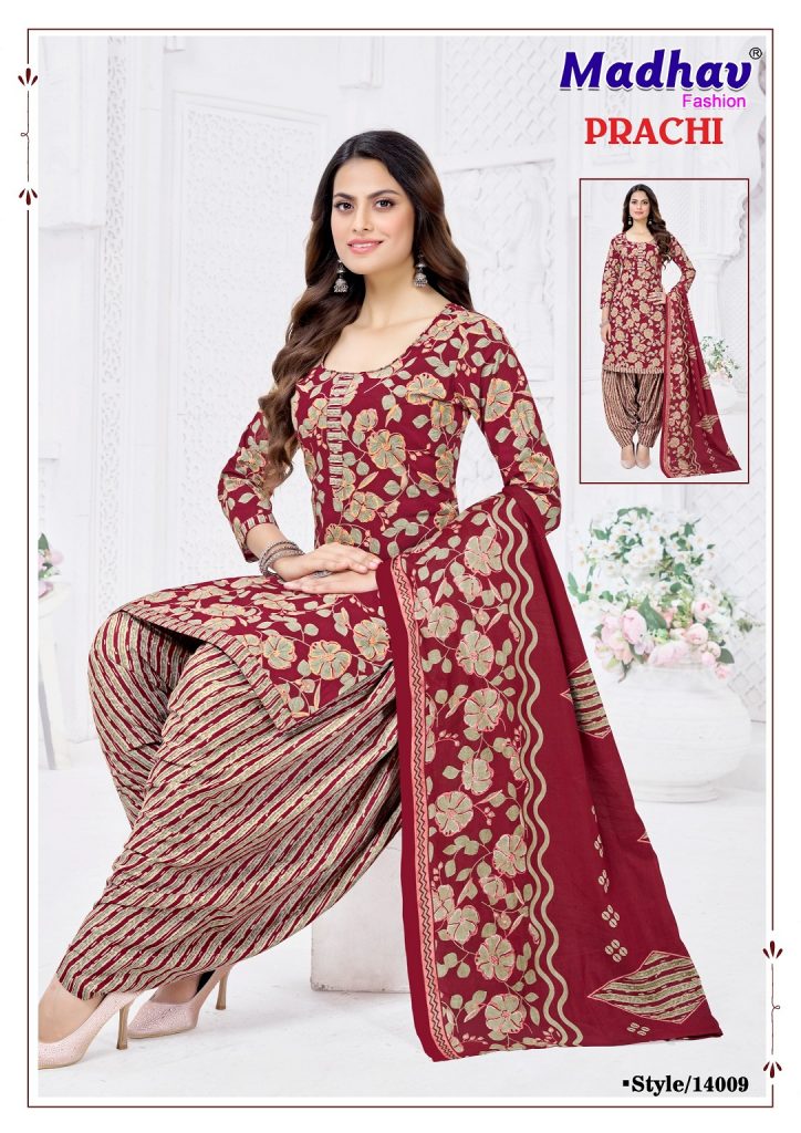 Madhav Prachi Vol-14 – Readymade Patiyala Dress