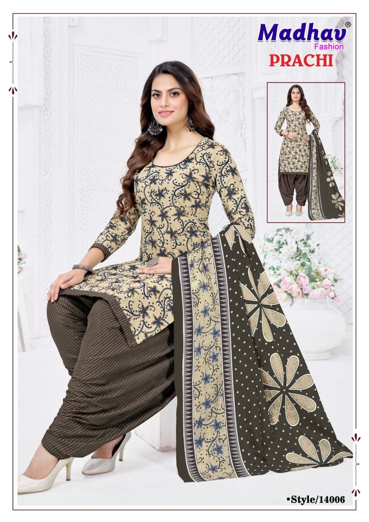 Madhav Prachi Vol-14 – Readymade Patiyala Dress