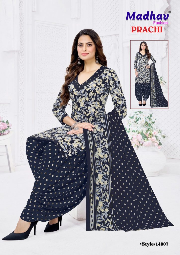 Madhav Prachi Vol-14 – Readymade Patiyala Dress